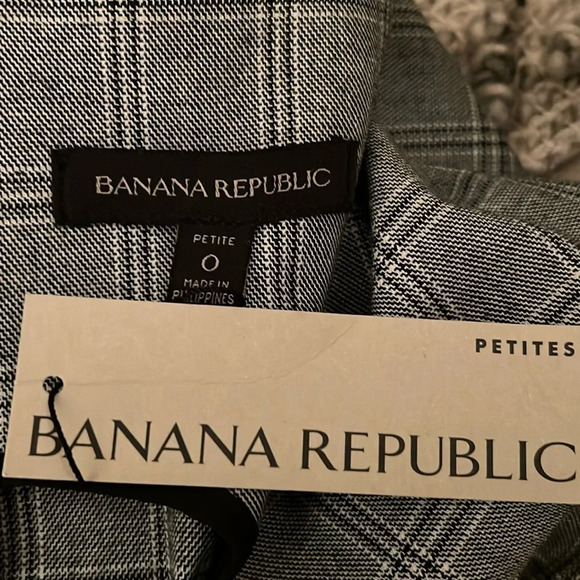 Banana Republic GLEN PLAID SPORTIF SHEATH DRESS PETITE SIZE 0 - Picture 7 of 8